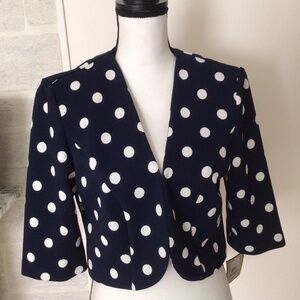 Open front crop bolero/ blazer